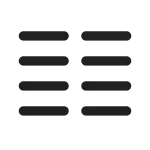 Text Column Two SVG Icon